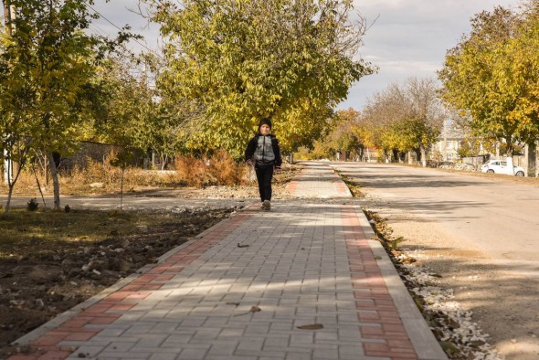 Calitatea vieții în raionul Orhei se îmbunătățește. În satul Jeloboc, echipa lui Șor a construit un nou trotuar